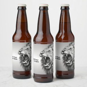 Gebrul van de leeuw  bier etiket