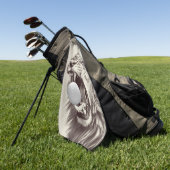 Gebrul van de Leeuw Golfbal vasthouden Golfhanddoek (Groen)
