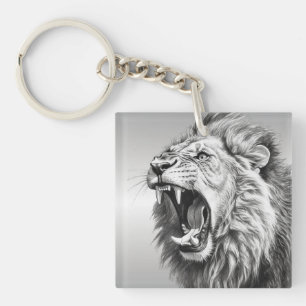 Gebrul van de leeuw  sleutelhanger