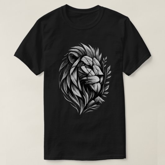 Gebrul van de Wildernis: De Kracht van de Natuur O T-shirt (Design voorkant)