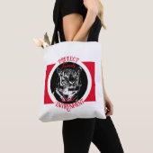 Gebrul van natuurbehoud tote bag (Dichtbij)