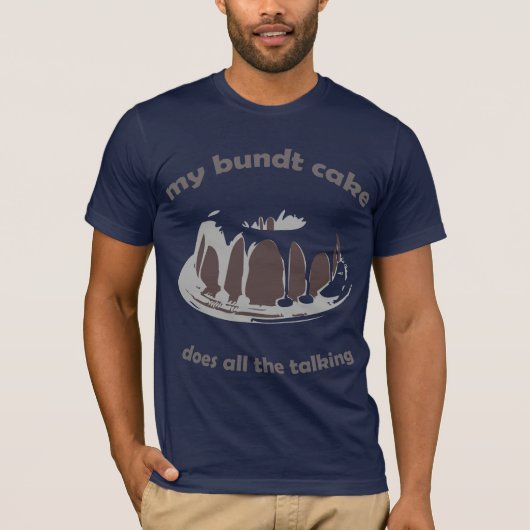 gebundelde cake t-shirt (Voorkant)