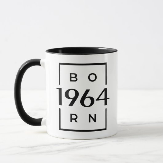 Geburtsjahr 1964 Tasse Mok (Links)