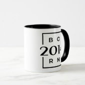 Geburtsjahr 2014 Tasse Mok (Voorkant rechts)
