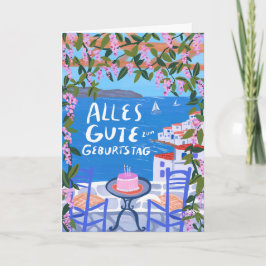 Geburtstag Alles Gute Geburtstagskarte mit Blick Kaart