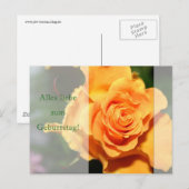 Geburtstag Briefkaart (Voorkant / Achterkant)