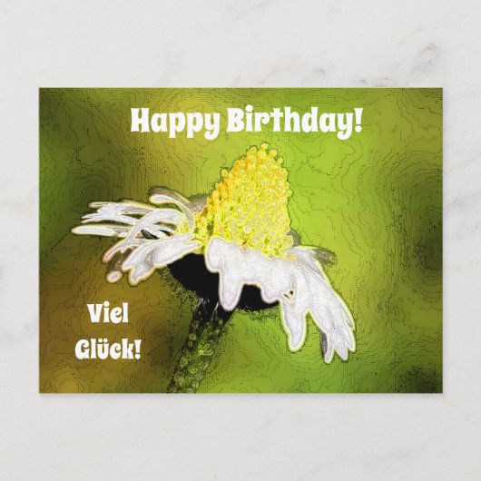 Geburtstag Briefkaart (Voorkant)