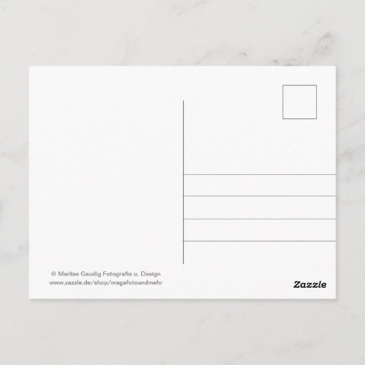 Geburtstags Schneckenpost Briefkaart (Achterkant)