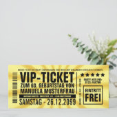 Geburtstagseinladungen Einladungen Geburtstag Kaart (Staand voorkant)