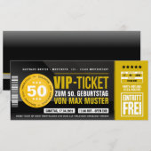 Geburtstagseinladungskarten Einladungen Geburtstag Kaart (Voorkant / Achterkant)