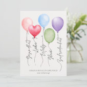 Geburtstagskarte Bedankkaart (Staand voorkant)