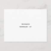 Geburtstagskarte Standardausgabe weiß Briefkaart (Voorkant)