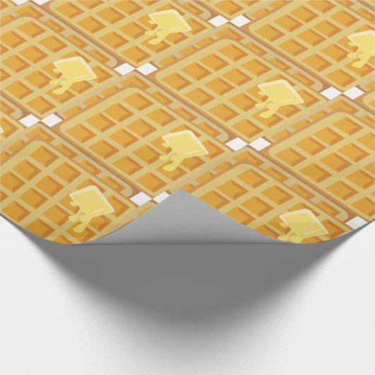 Gebutterde wafels cadeaupapier (Hoek)