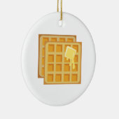 Gebutterde wafels keramisch ornament (Rechts)