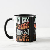Gecaffeïneerd de hele dag mok (Links)