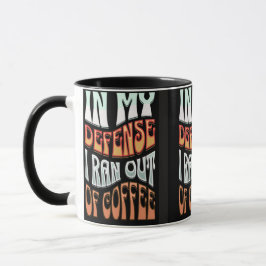 Gecaffeïneerd de hele dag mok