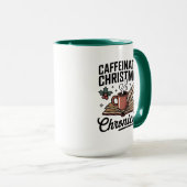 Gecaffeïneerde Kerstkronieken Mok Kerstpret (Voorkant rechts)