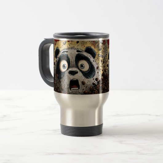 Gecaffeïneerde Panda Reisbeker (Voorkant links)