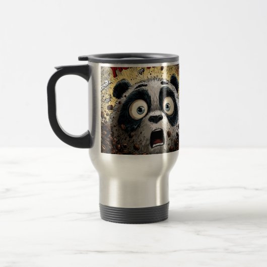 Gecaffeïneerde Panda Reisbeker (Links)