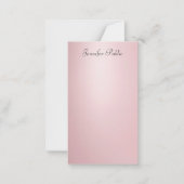 Gecalligrafeerde Elegant Roos Gold Script Sjabloon (Voorkant)