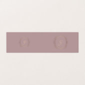 Gecalligrafeerde Manuscript Moderne Elegant Sjablo Visitekaartje (Buitenkant ongevouwen)