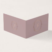 Gecalligrafeerde Manuscript Moderne Elegant Sjablo Visitekaartje (Buitenkant)