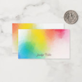 Gecalligraveerde Monogram Sjabloon Kleurrijke rege (Voorkant / Achterkant in situ)