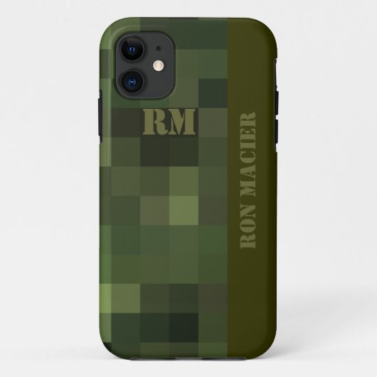 gecamoufleerd, groen Case-Mate iPhone case (Achterkant)