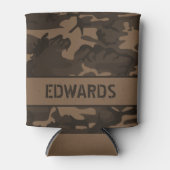 Gecamoufleerde Monogram Brown Blikkoeler Blikjeskoeler (Voorkant)