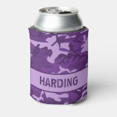 Gecamoufleerde Monogram Purple Blikkoeler Blikjeskoeler (Blikje Achterkant)