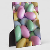 Gecandeerde amandelen fotoplaat (Zijkant)