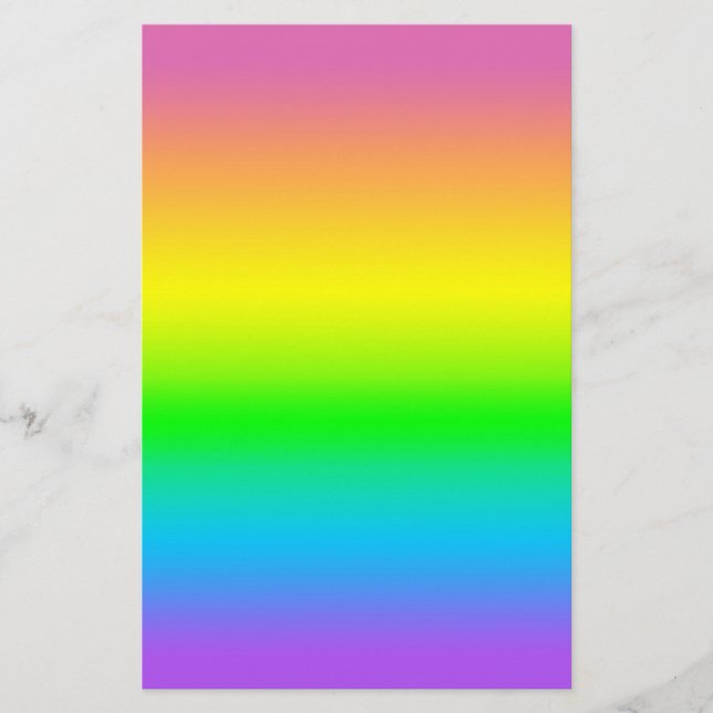 Gecanideerde Rainbow Pattern Scrapbook Sheets (Voorkant)