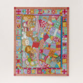 Gecanteerde Fairy Tale Quilt Legpuzzel (Verticaal)