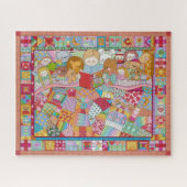 Gecanteerde Fairy Tale Quilt Legpuzzel (Horizontaal)