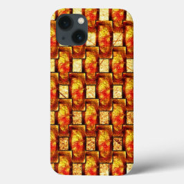 Gecarcineerde bruin oranje rechthoekige borden Case-Mate iPhone case