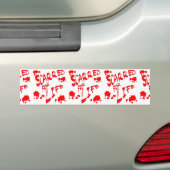 Gecarrode voor het leven bumpersticker (Op auto)