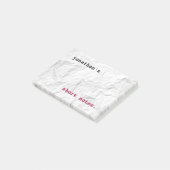 Gecaseerd papier post-it® notes (Schuin)