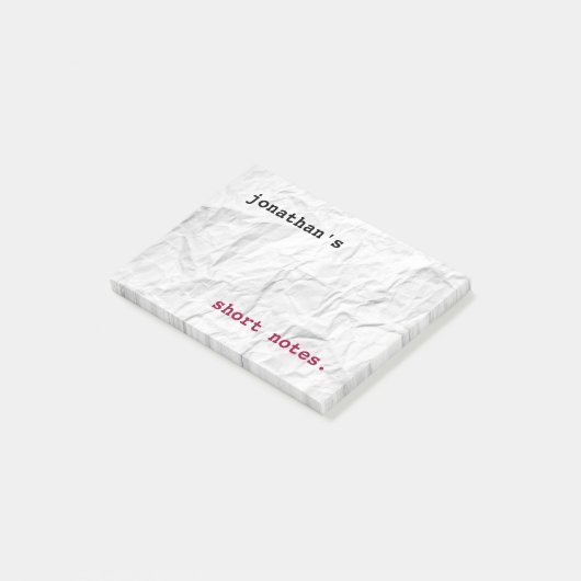 Gecaseerd papier post-it® notes (Schuin)