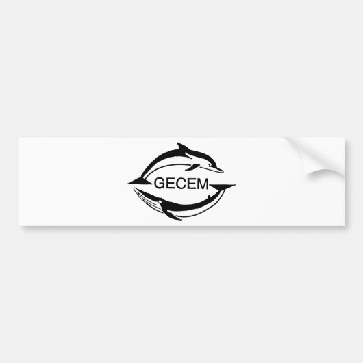 Gecem Bumpersticker (Voorkant)