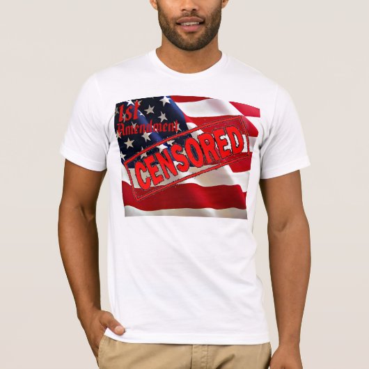 GECENSOREERD T-SHIRT (Voorkant)