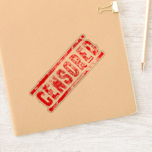 gecensureerd sticker