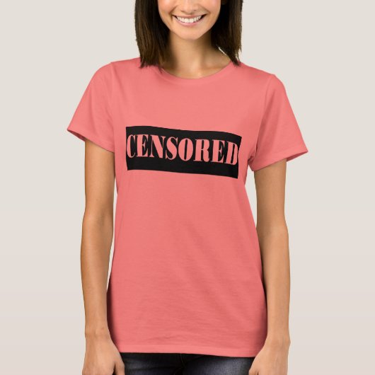 gecensureerd t-shirt (Voorkant)