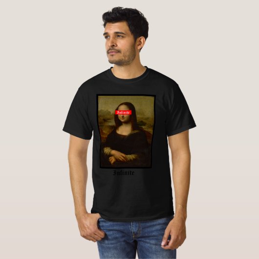 Gecensureerd T-shirt van Mona Lisa (Voorkant volledig)