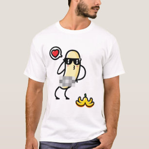 Gecensureerde banaan t-shirt