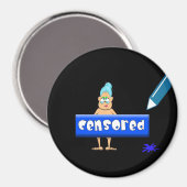 Gecensureerde Gladys Magneet (Voorkant / Achterkant)