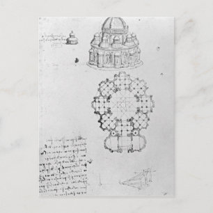 Gecentraliseerde kerk en maritieme techniek briefkaart