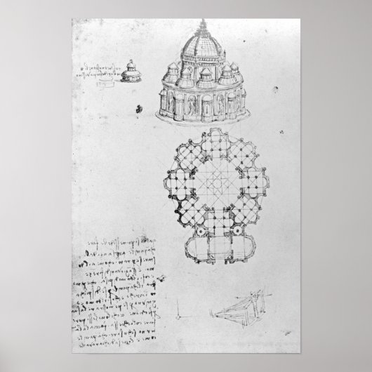 Gecentraliseerde kerk en maritieme techniek poster (Voorkant)