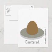 Gecentreerd Briefkaart (Voorkant / Achterkant)