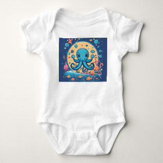 Gecentreerd ontwerp van een minimalistische baby o romper