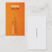 Gecentreerd Type/Textielverloop Visitekaartje (Voorkant / Achterkant)